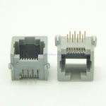 Side entry UTP 8P8C RJ45 PCB Jack through hole