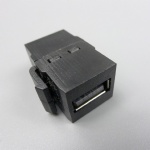 180 degree inline USB 2.0 Keystone Jack