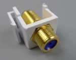 F type video connector Keystone Jack